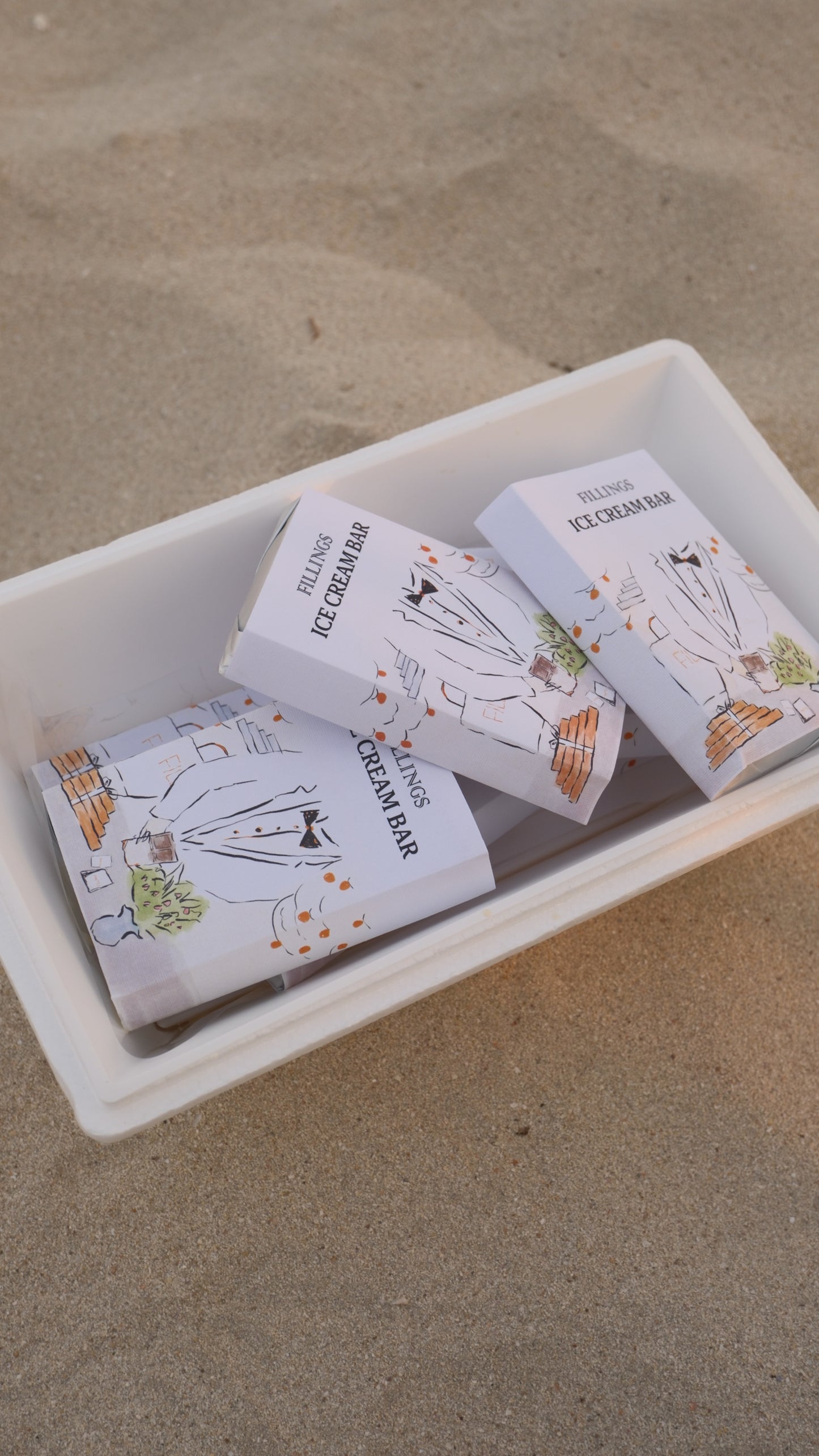 Fillings Ice cream bar - 4 Bars