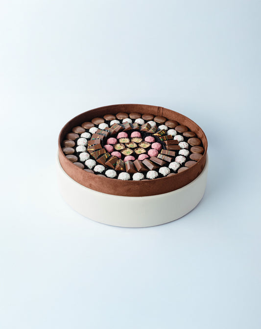 Beige Tray – Premium Chocolate Selection