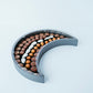 Half Moon Shape Acrylic Tray (Copy)