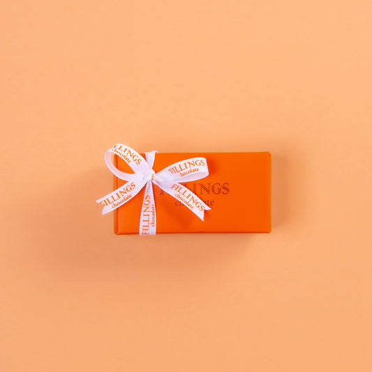 Giveaway Box 2 Pieces Orange outside