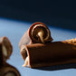 Long Flutes chocolate flute cut to show the filling
